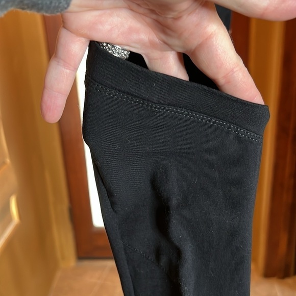 NWT Teez-Her Tummy Control Black High Waist Pull-On Leggings Cotton Sz Medium - Picture 10 of 11